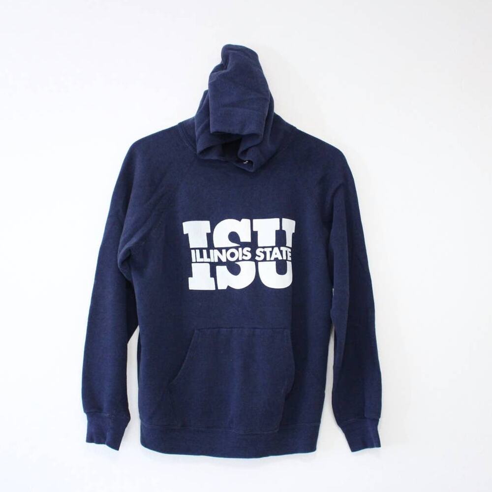 Vintage Illinois State University Redbirds Hooded Sweatshirt Medium